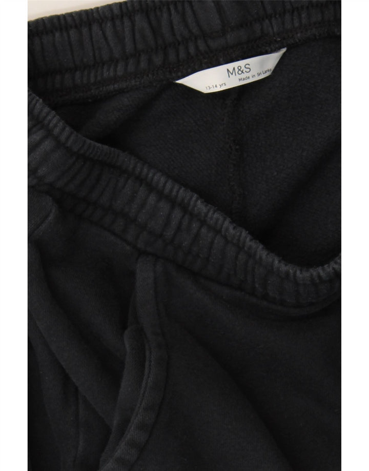 MARKS & SPENCER Boys Tracksuit Trousers Joggers 13-14 Years  Navy Blue Vintage Marks & Spencer and Second-Hand Marks & Spencer from Messina Hembry 