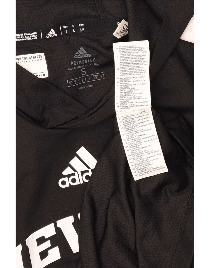 Adidas pentru bărbați Nevada Wolf Pack cu glugă grafic Top cu mânecă lungă, negru