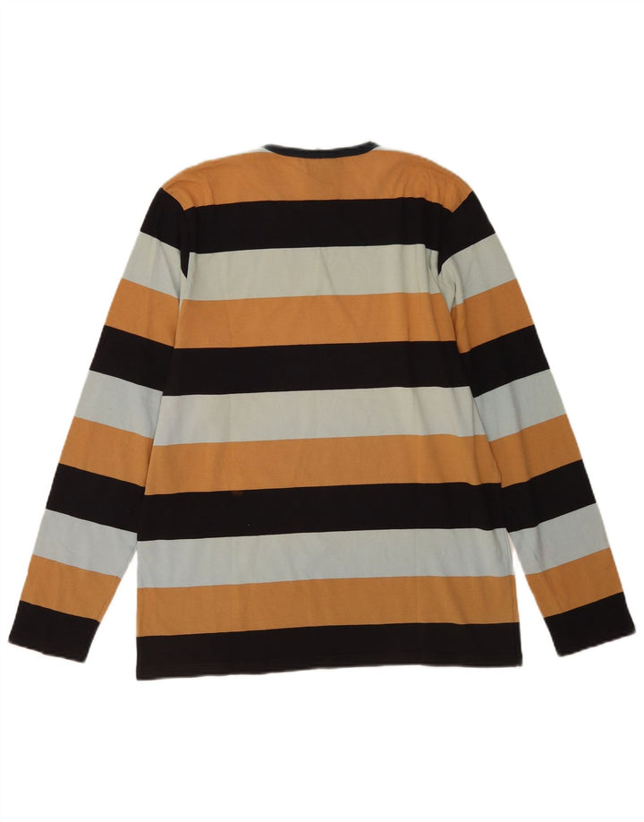 Top pentru bărbați Carhartt cu mânecă lungă, mic, multicolor, cu dungi