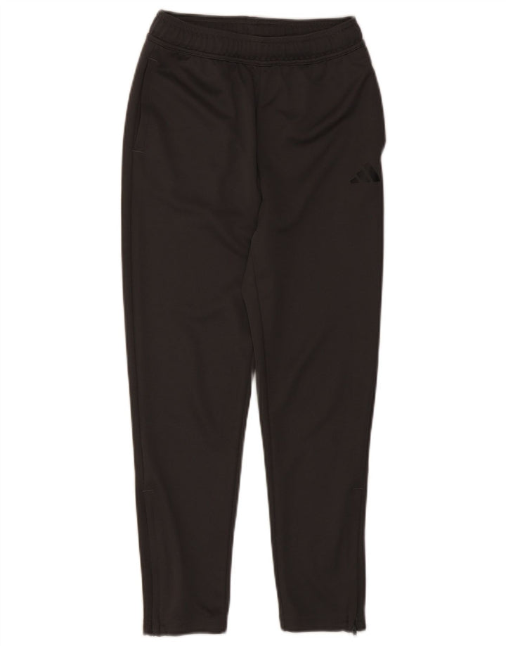 Pantaloni de trening Adidas Aeroready pentru baieti 11-12 ani poliester gri