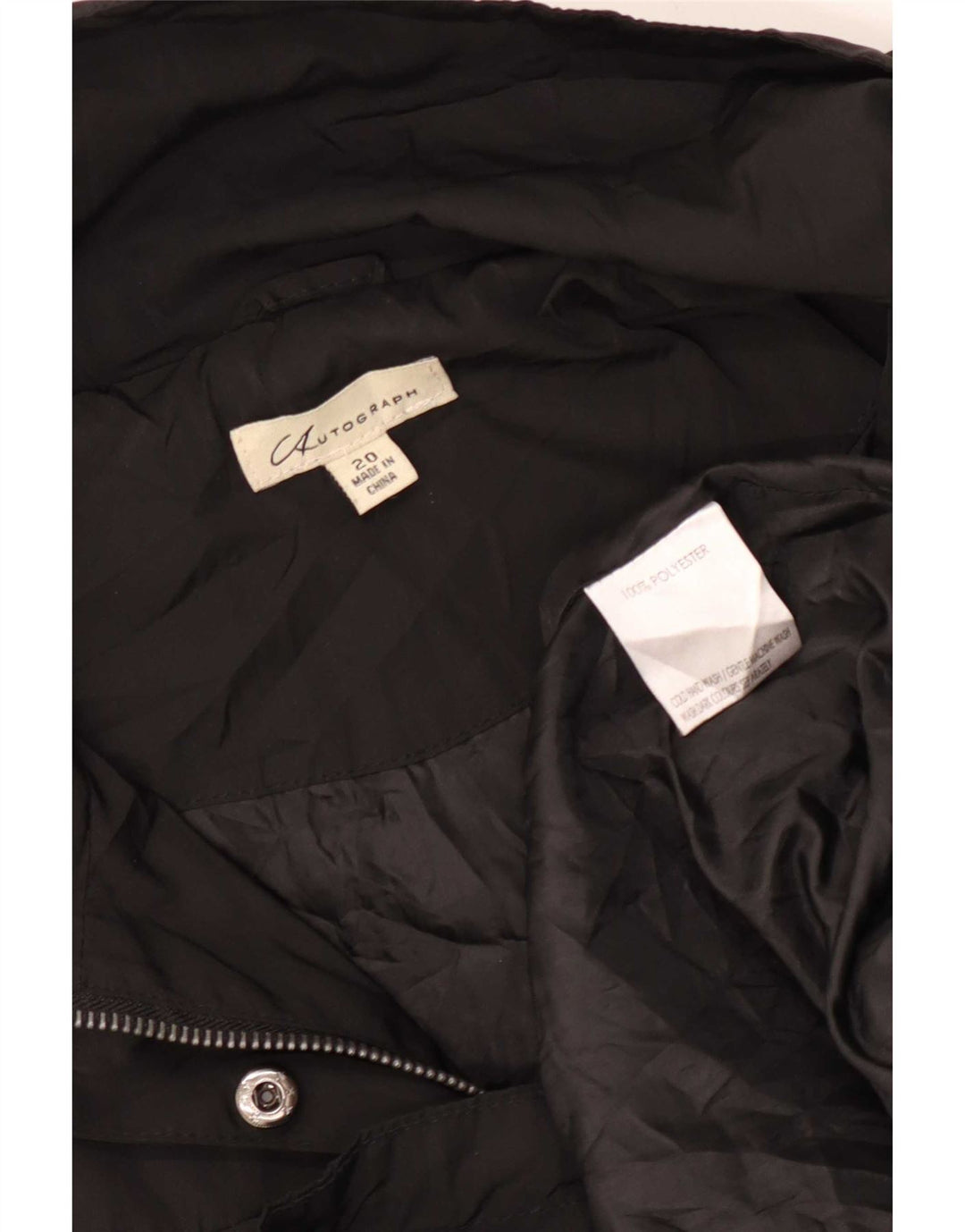 Jachetă parka supradimensionată pentru femei Marks & Spencer Autograph UK 20 2XL Negru