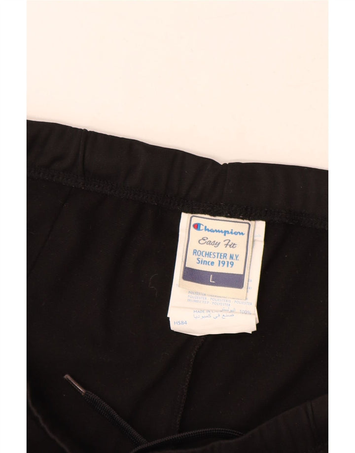 CHAMPION Pantaloni de trening pentru femei Easy Fit UK 14 Poliester negru mare