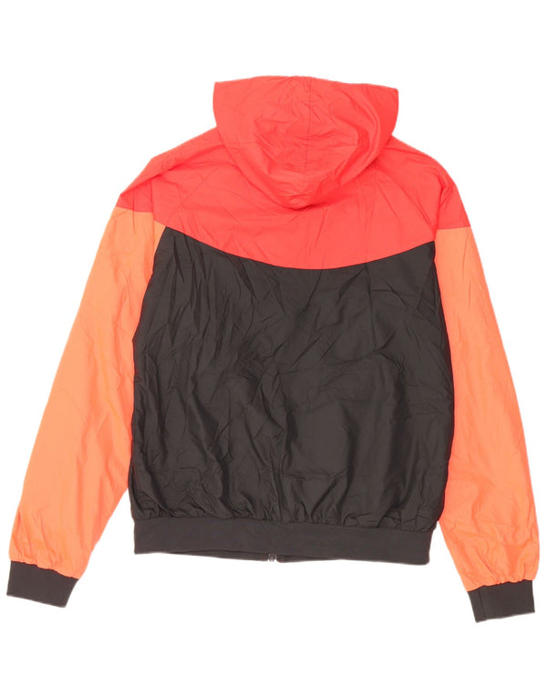 Jachetă de ploaie cu glugă Nike Wanderres FC pentru femei UK 16, mare, negru, bloc de culoare