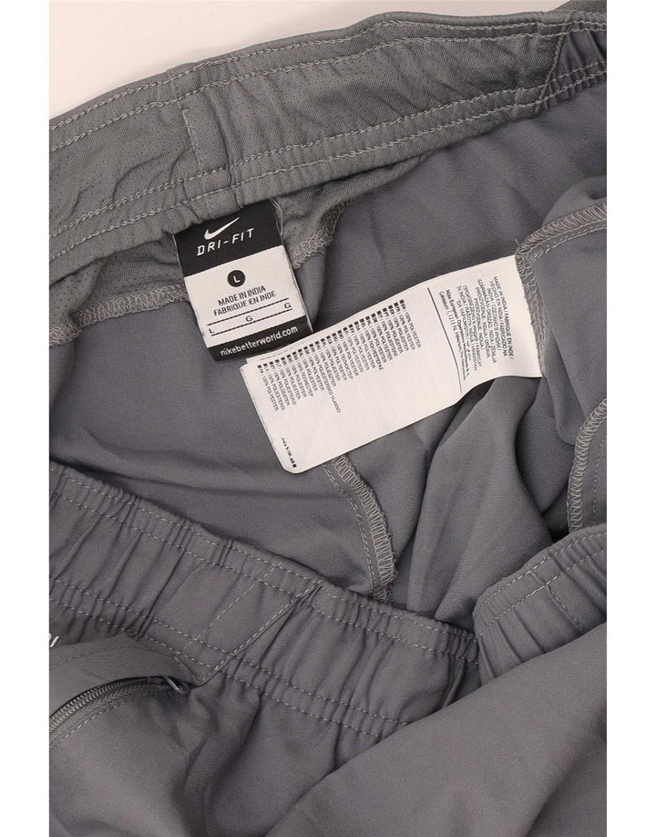 Pantaloni scurți sport Nike Dri Fit Graphic pentru bărbați, mari, gri, poliester