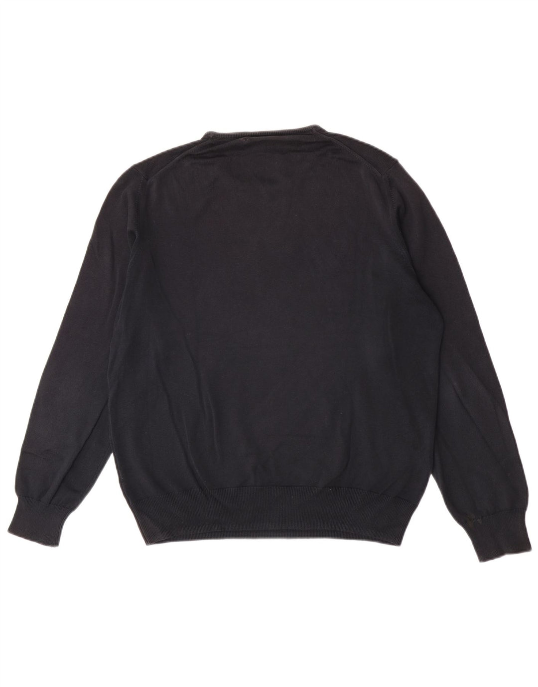 Pulover pentru bărbați Zara, cu gât crew, mare, negru