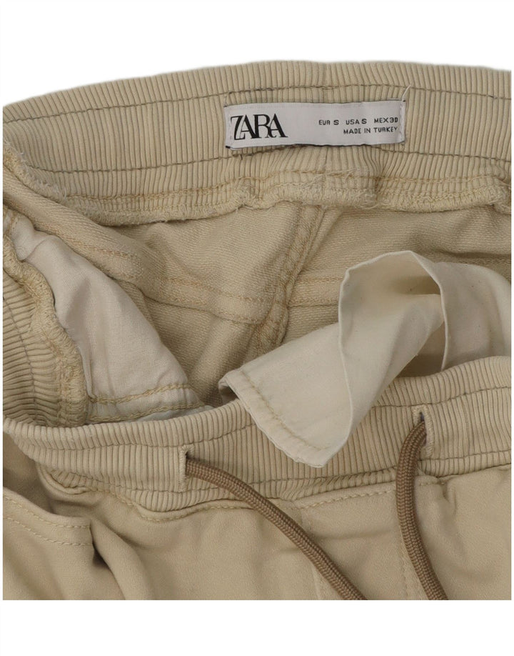 Pantaloni scurti cargo pentru bărbați Zara Mici W30 Bej Bumbac