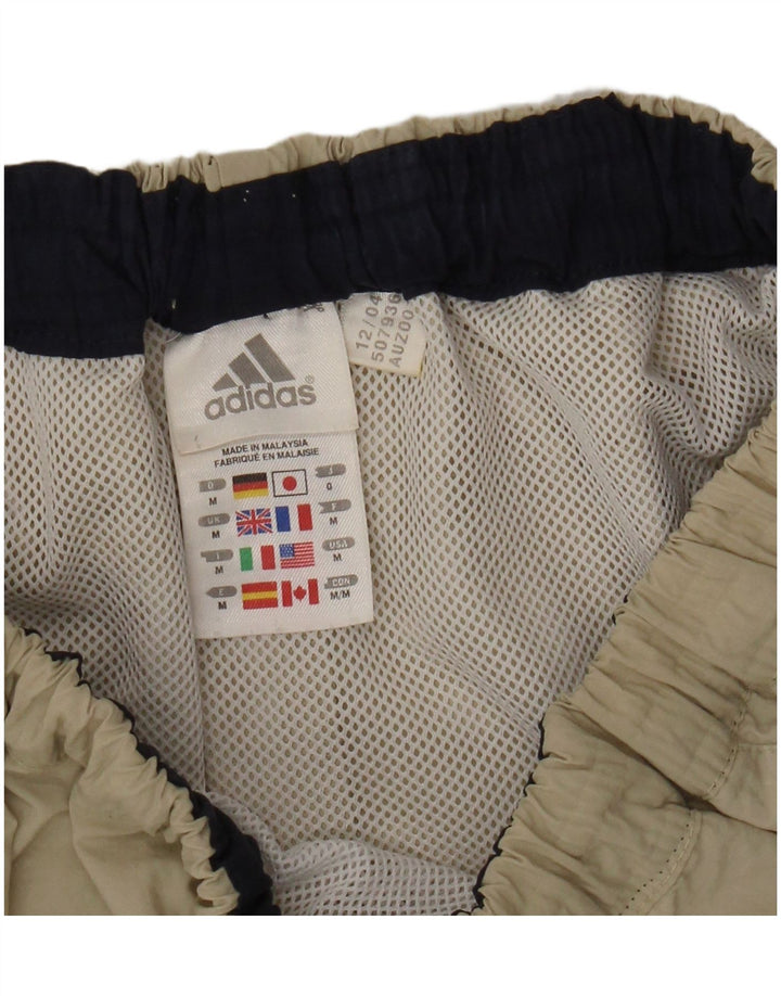 Pantaloni scurți de înot Adidas pentru bărbați, poliamidă, bej mediu