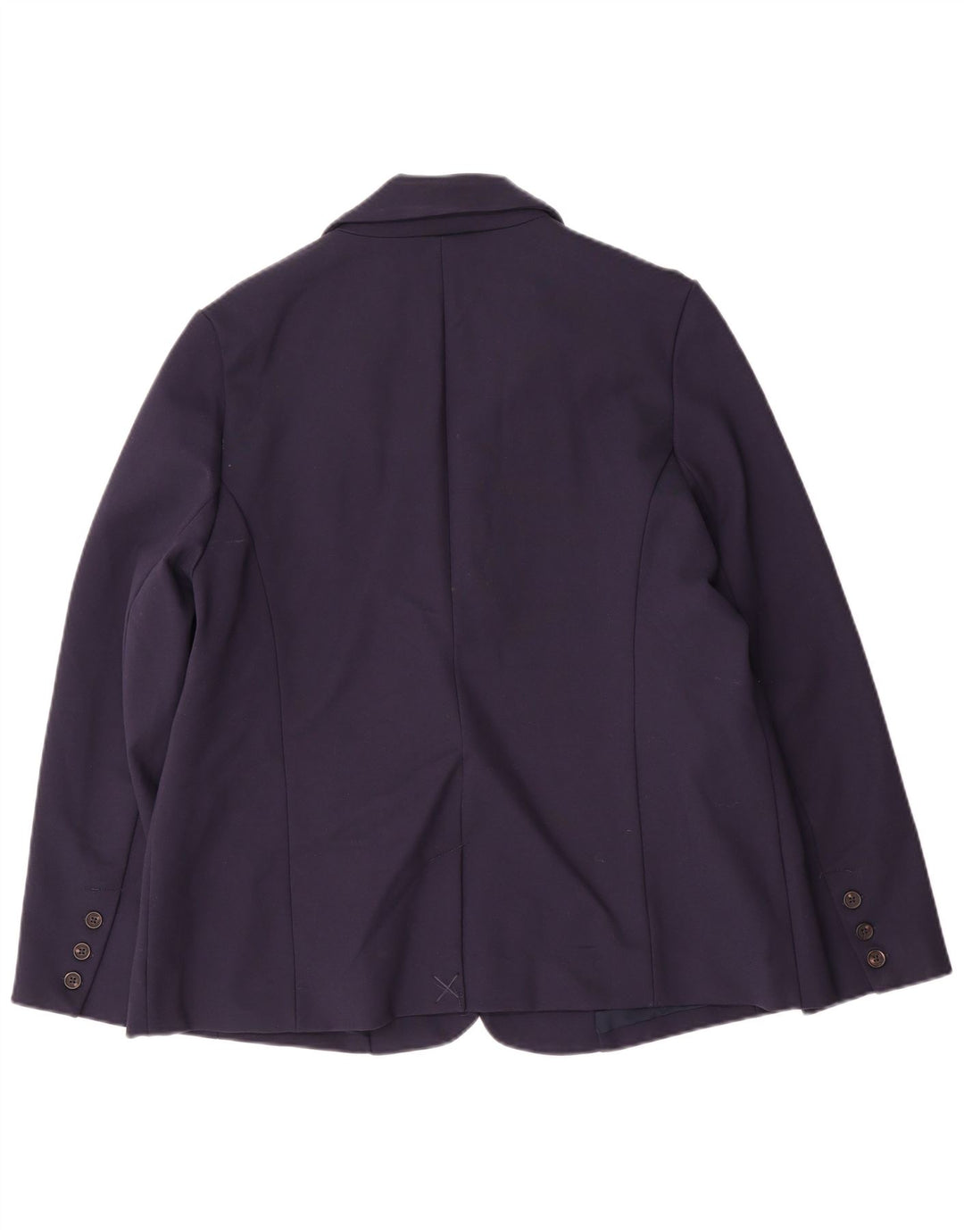 Crew Clothing Jachetă blazer pentru femei cu 2 nasturi UK 16 mare, bleumarin, viscoză