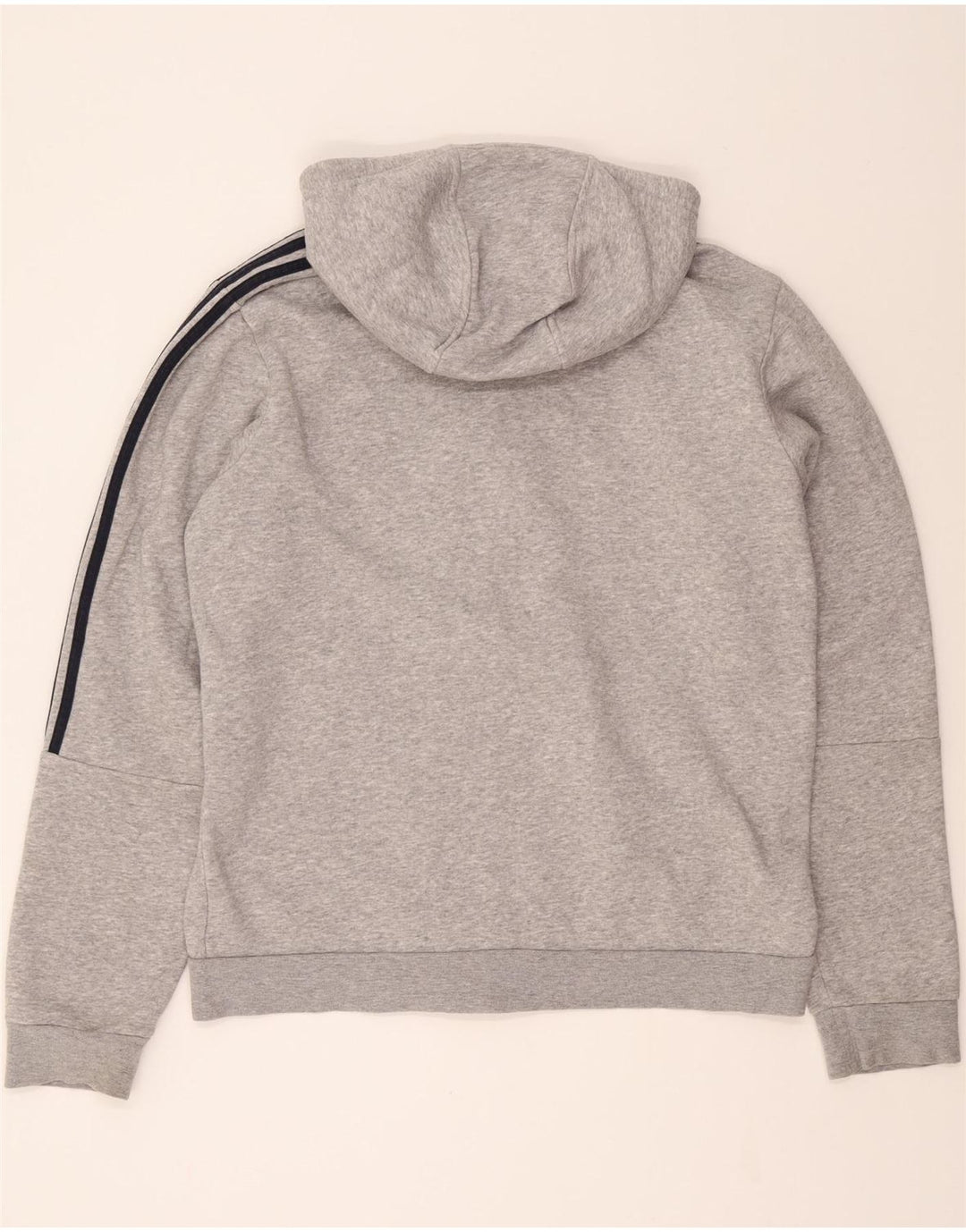 ADIDAS Mens Zip Hoodie Sweater Large Grey Cotton Vintage Adidas and Second-Hand Adidas from Messina Hembry 