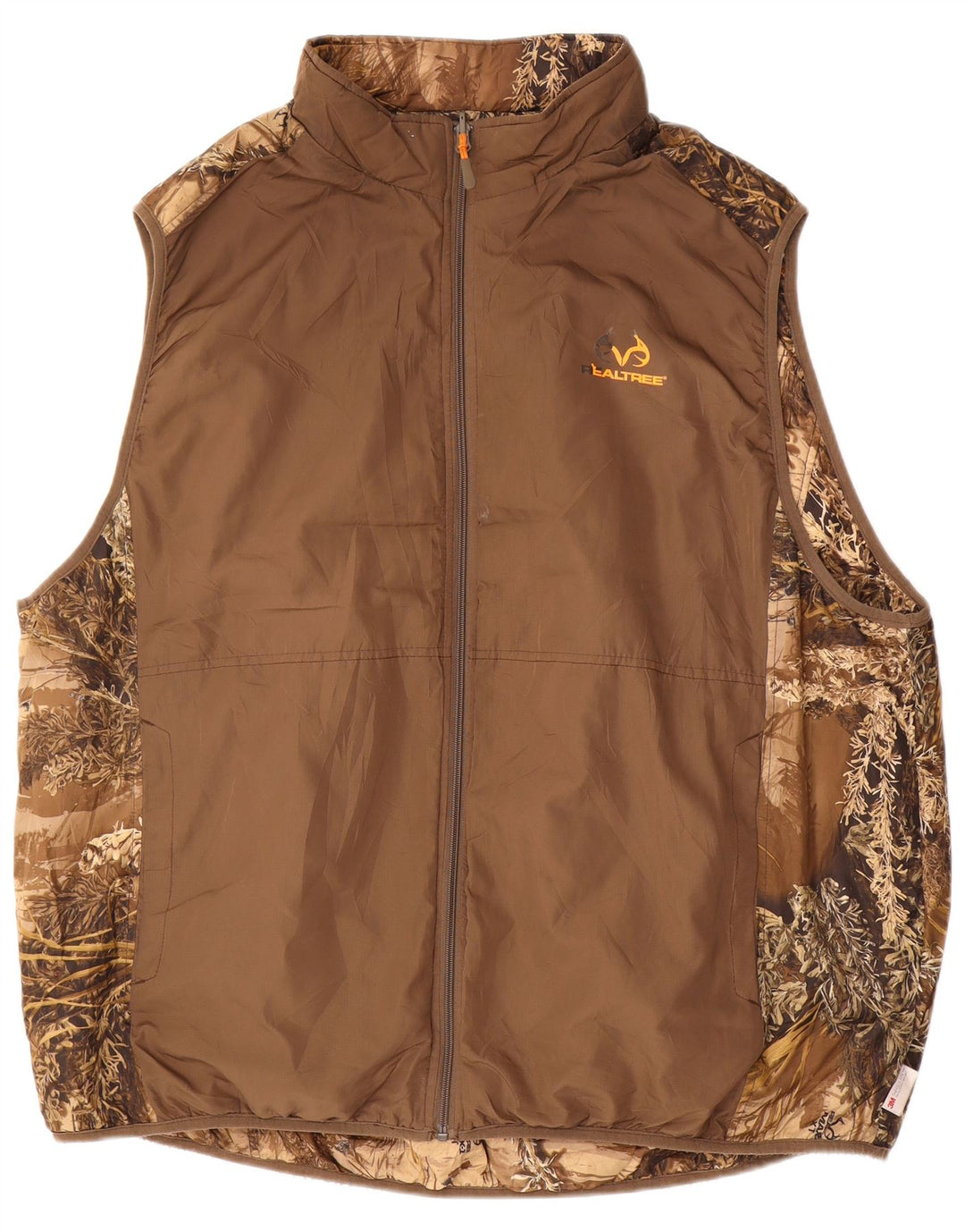REALTREE Gilet reversibil pentru bărbați IT 54/56 3XL Maro Camuflaj Poliester