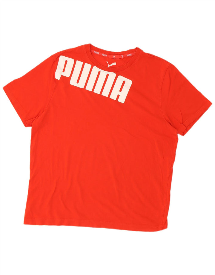 PUMA Mens Graphic T-Shirt Top XL Red
