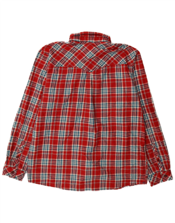 Cămașă de flanel pentru bărbați The North Face, poliester cu carouri mari, roșii
