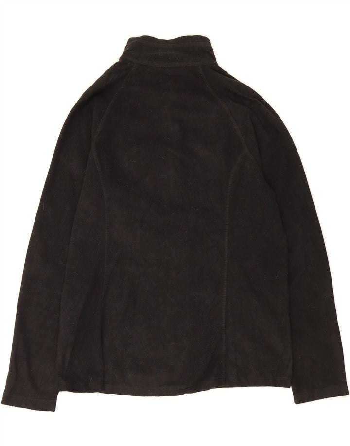 EDDIE BAUER Womens Fleece Jacket UK 16 Large Black Polyester Vintage Eddie Bauer and Second-Hand Eddie Bauer from Messina Hembry 