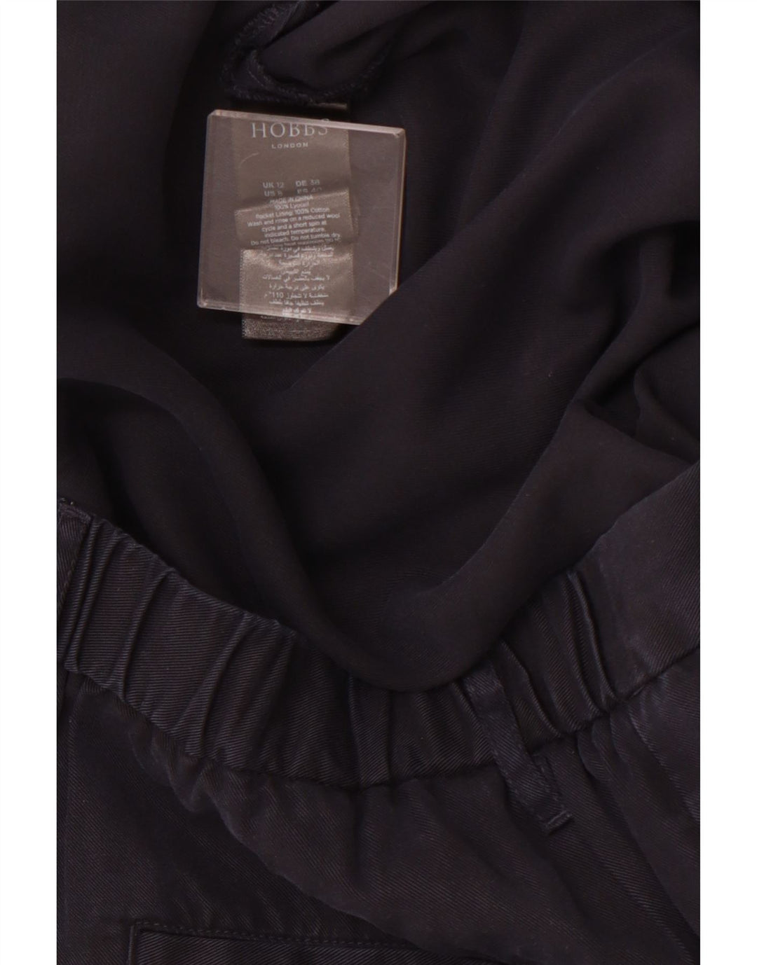 Pantaloni chino drepți pentru femei HOBBS UK 12 Medium W30 L28 Bleumarin