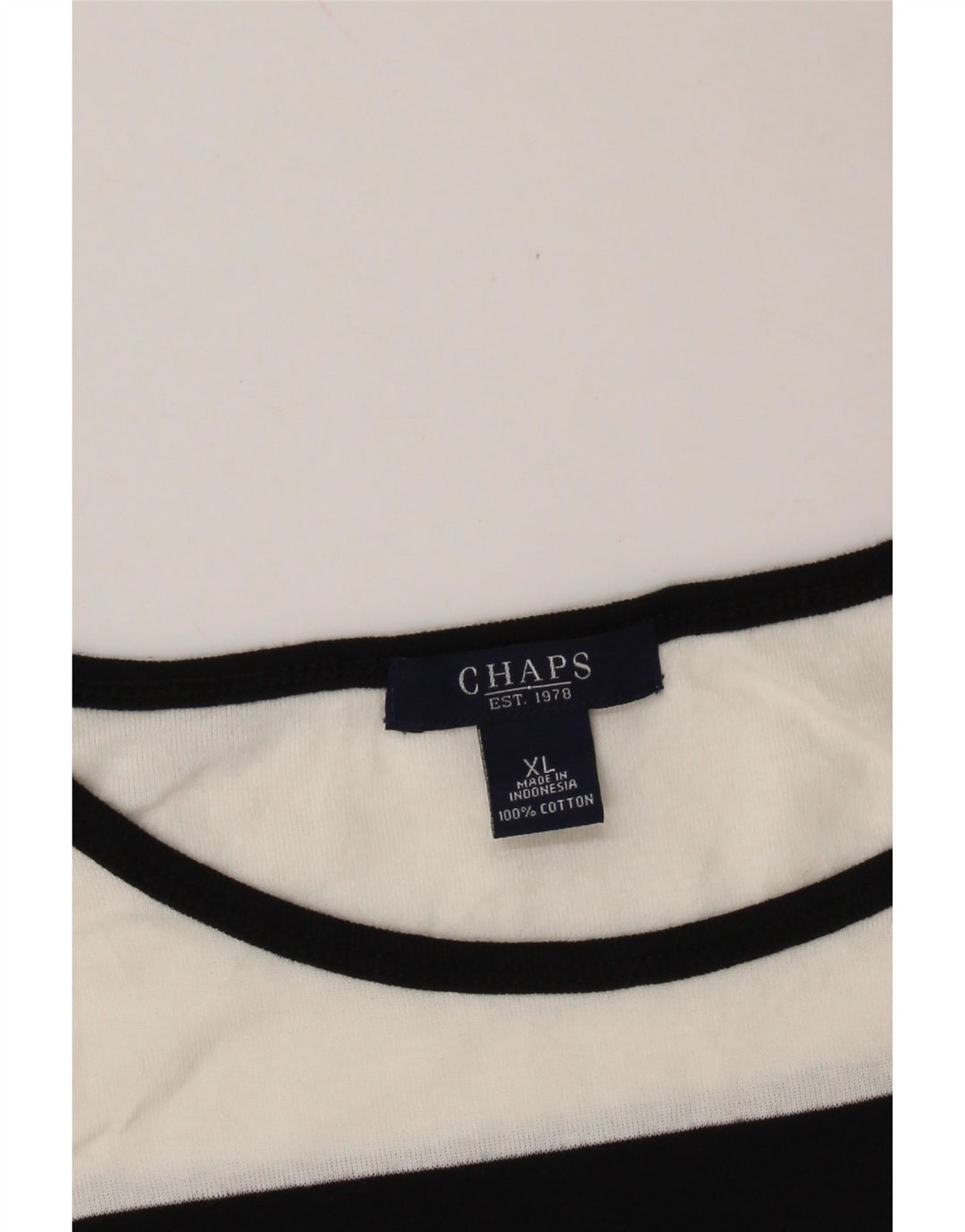 Vestă pentru femei CHAPS, UK 18 XL, bumbac cu dungi albe