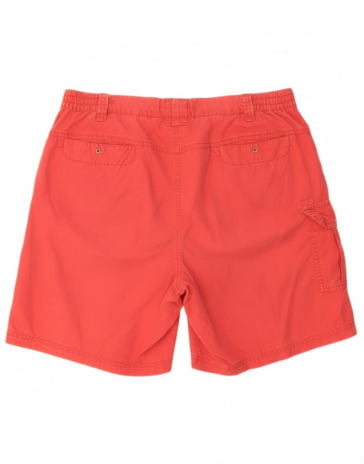 Pantaloni scurți cargo Columbia pentru femei, mari W36, bumbac roșu