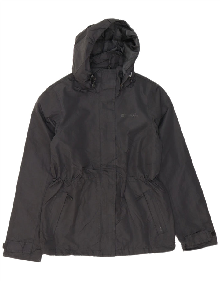 Jachetă de ploaie cu glugă pentru femei Mountain Warehouse UK 6 XS Poliester negru