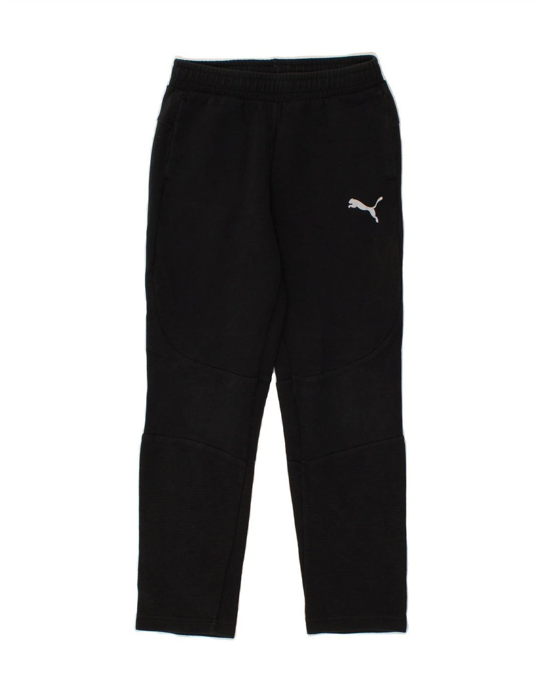 PUMA Boys Tracksuit Trousers 11-12 Years Black Cotton | Vintage Puma | Thrift | Second-Hand Puma | Used Clothing | Messina Hembry 