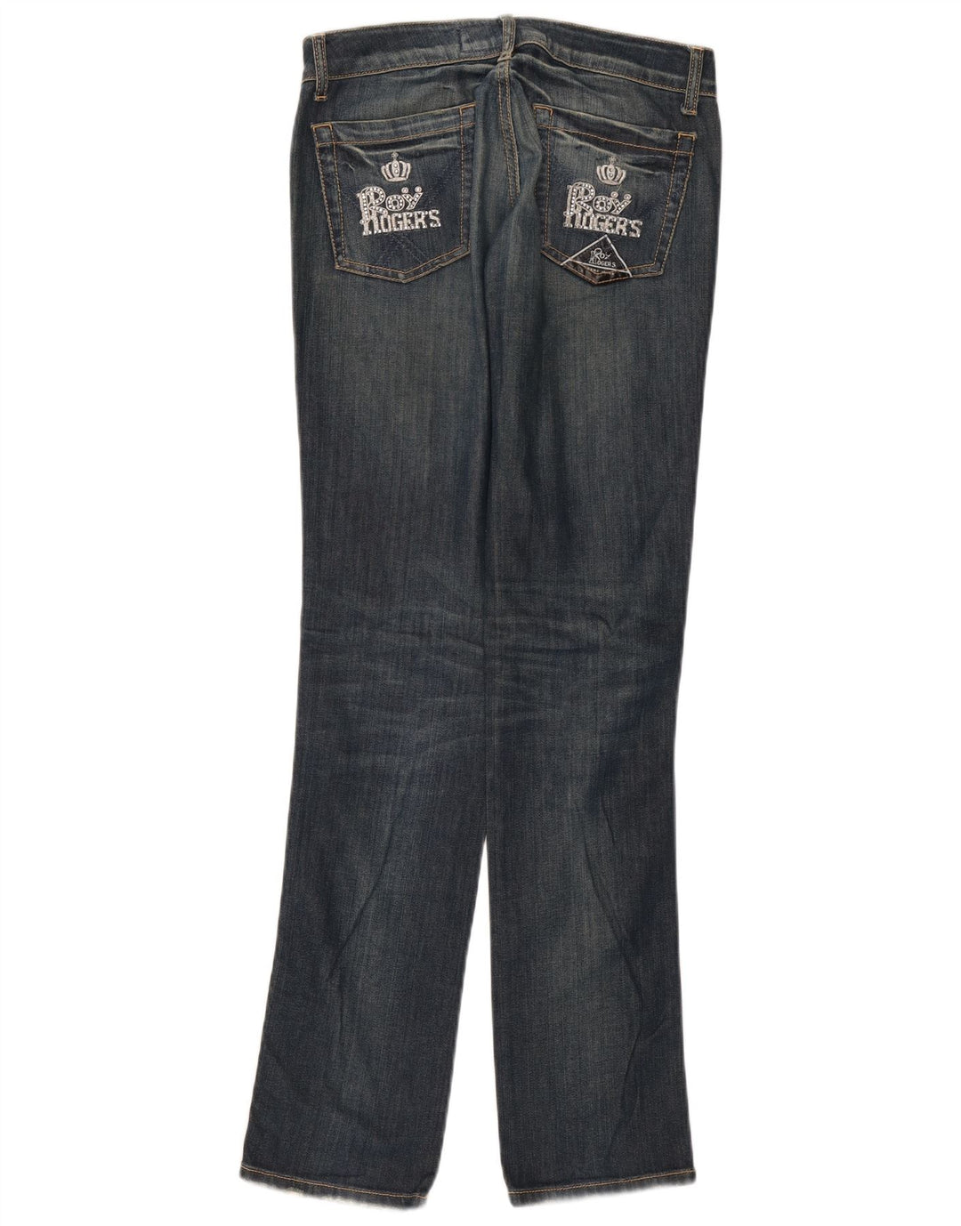 Blugi drepti pentru femei Roy Rogers W30 L33 bleumarin