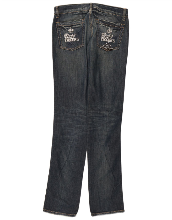 Blugi drepti pentru femei Roy Rogers W30 L33 bleumarin