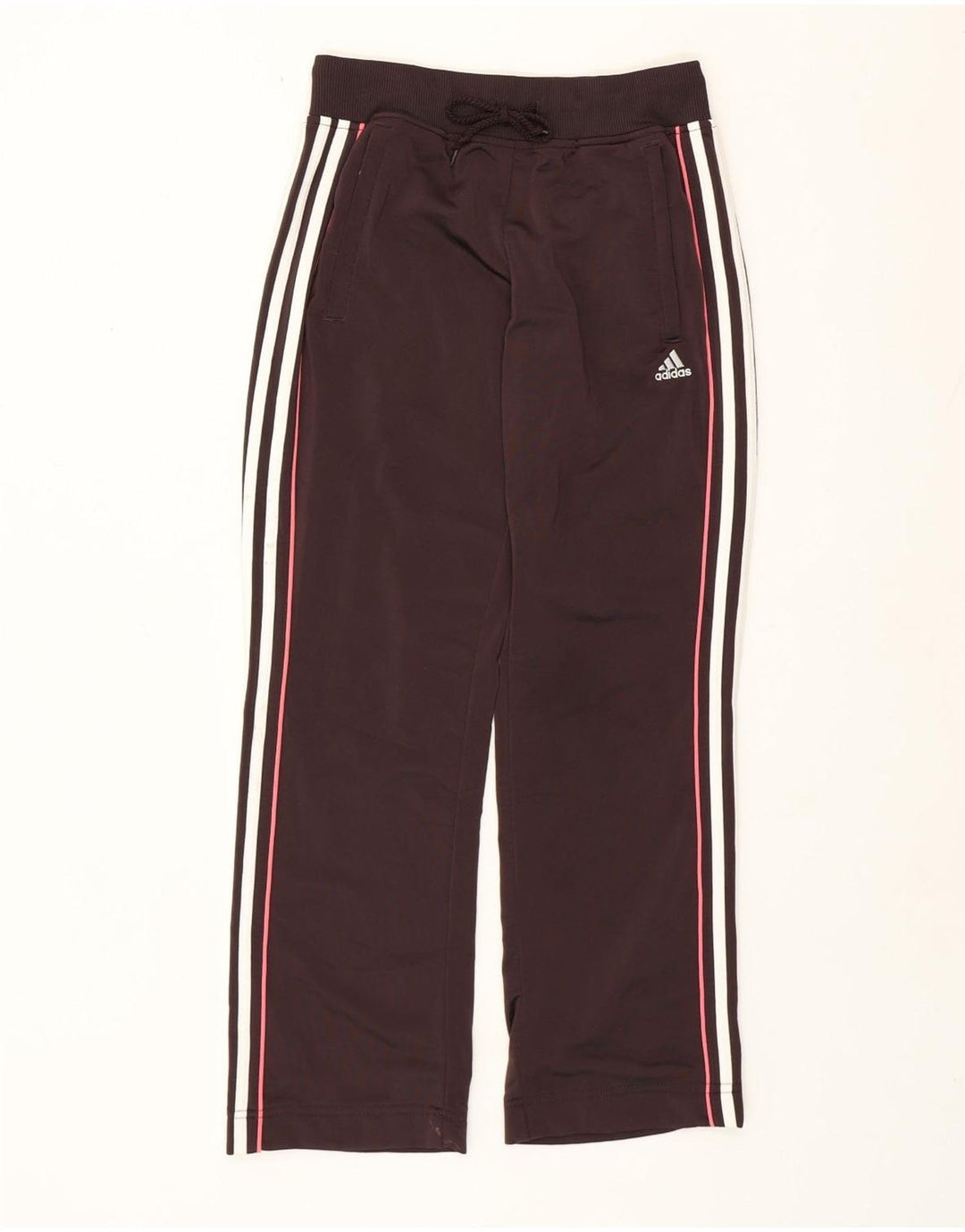 Pantaloni de trening Adidas pentru femei UK 12 Poliester maro mediu