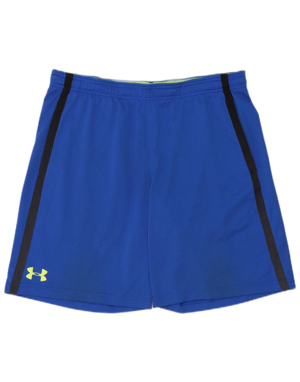 Pantaloni scurți sport Under Armour pentru bărbați, XL, cu dungi albastre, poliester