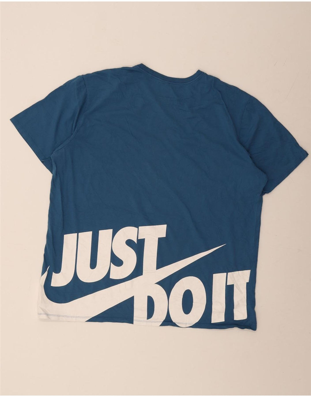 Tricou grafic NIKE pentru bărbați, cu croiala atletică, 2XL, albastru