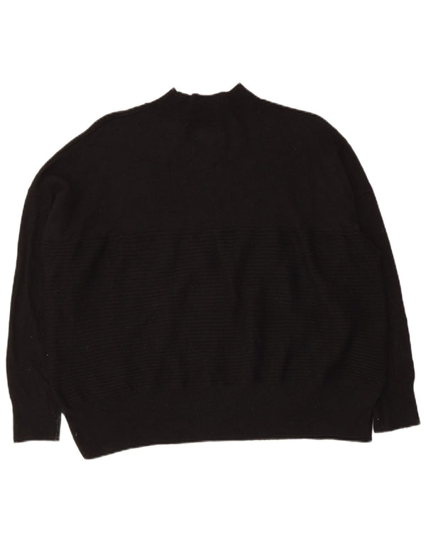 Pulover supradimensionat cu gât țestoasă Superdry pentru femei UK 10 Small Black