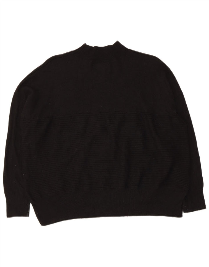 Pulover supradimensionat cu gât țestoasă Superdry pentru femei UK 10 Small Black