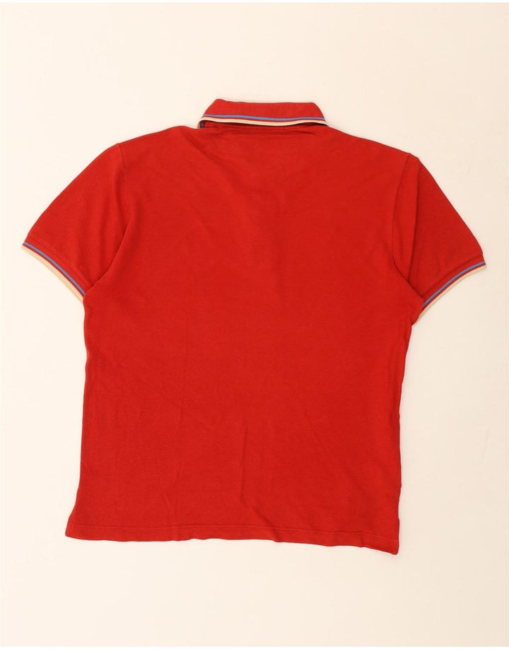 Cămașă polo Fred Perry pentru bărbați, bumbac roșu mic