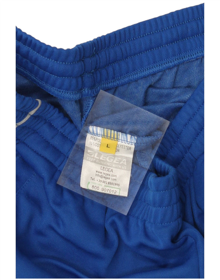 LEGEA Mens Tracksuit Trousers Joggers Large  Blue Polyester