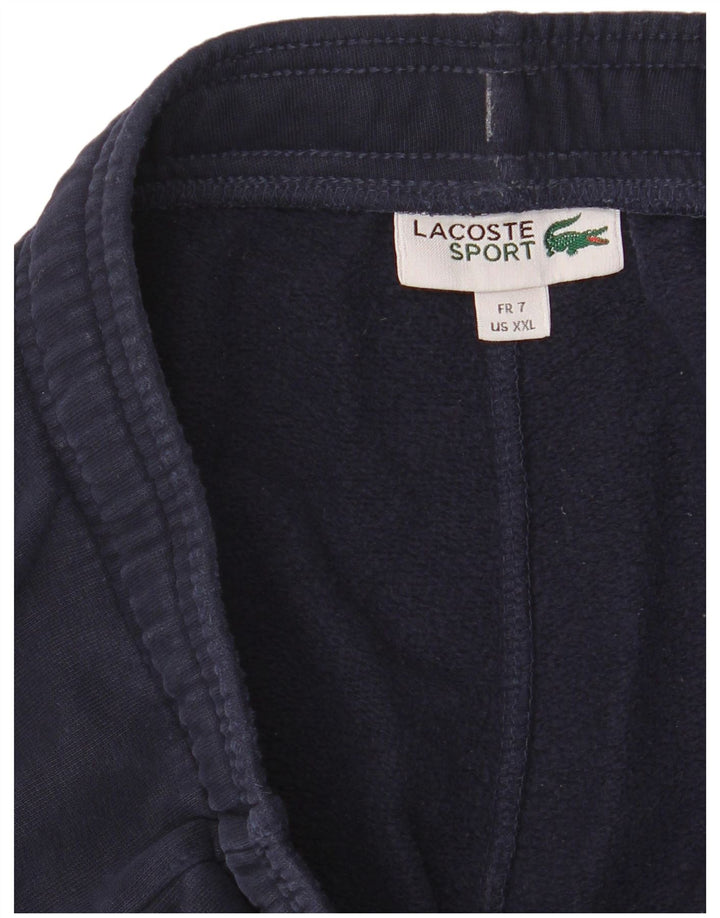 Pantaloni de trening Lacoste pentru bărbați Mărimea 7 2XL Bleumarin