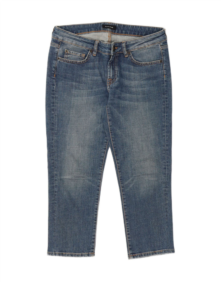 MASSIMO DUTTI Womens Capri Jeans EU 40 Medium W30 L22 Blue Vintage Massimo Dutti and Second-Hand Massimo Dutti from Messina Hembry 