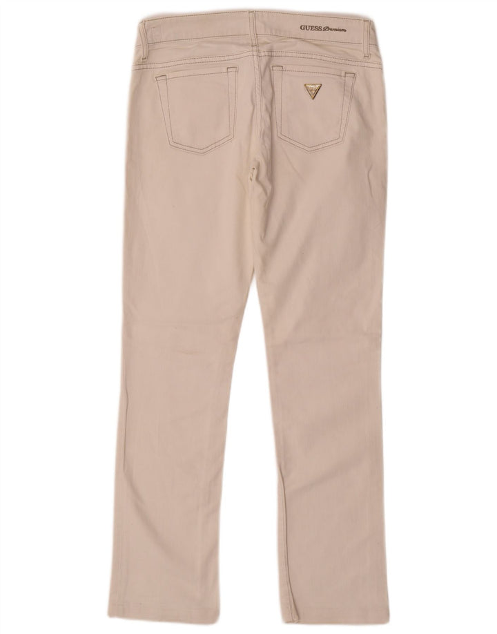 Blugi Stretch Slim pentru femei Guess W27 L28 Bumbac alb