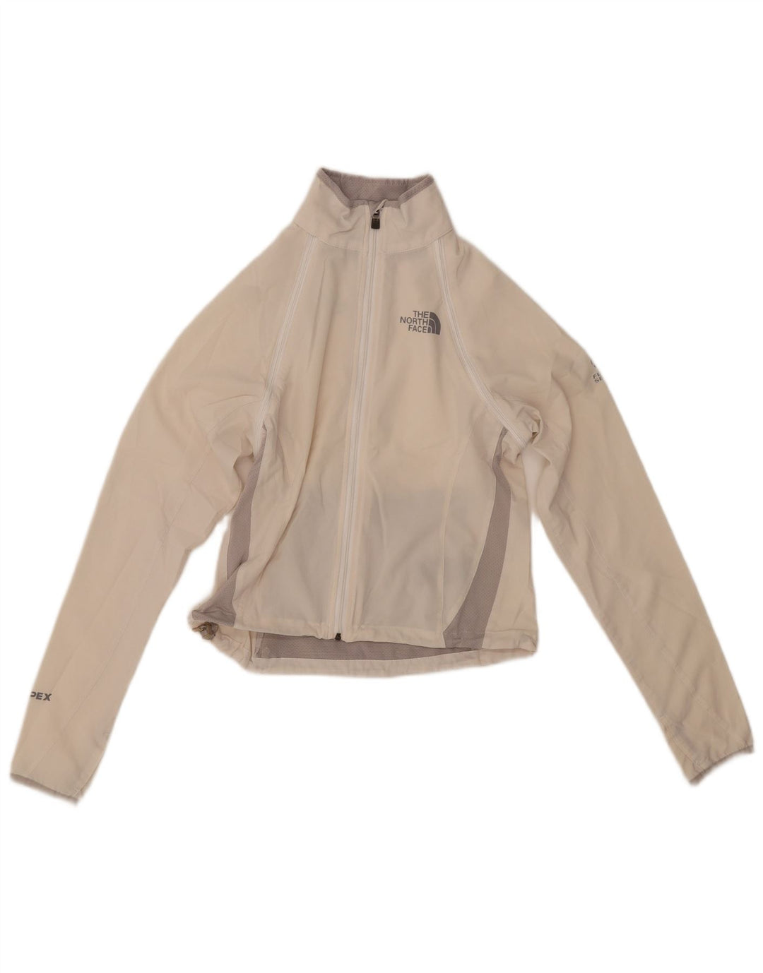 Jachetă de trening crop pentru femei THE NORTH FACE UK 6 XS White Colorblock