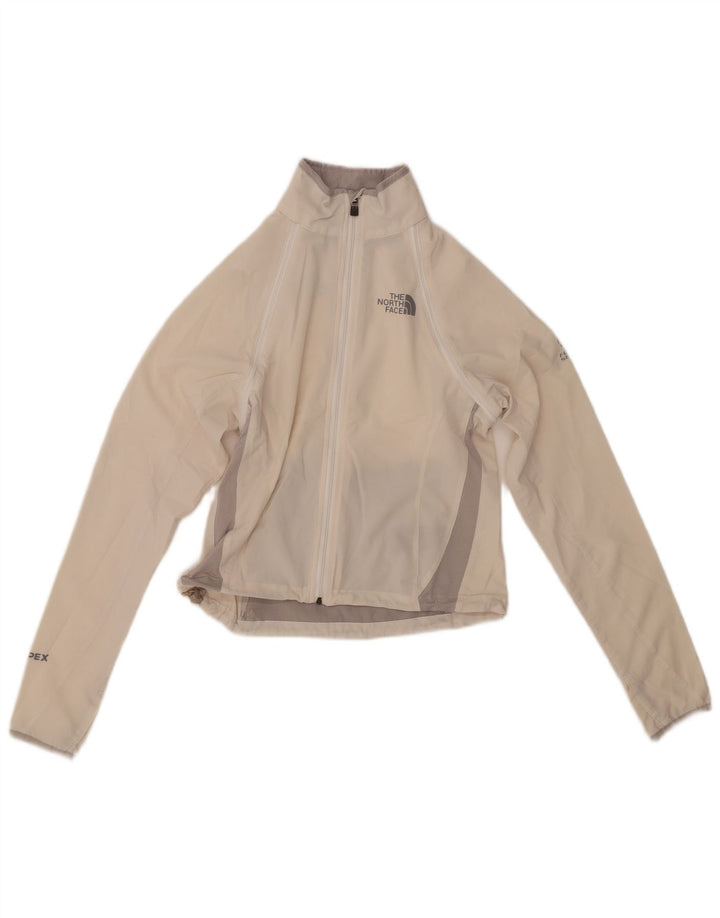 Jachetă de trening crop pentru femei THE NORTH FACE UK 6 XS White Colorblock