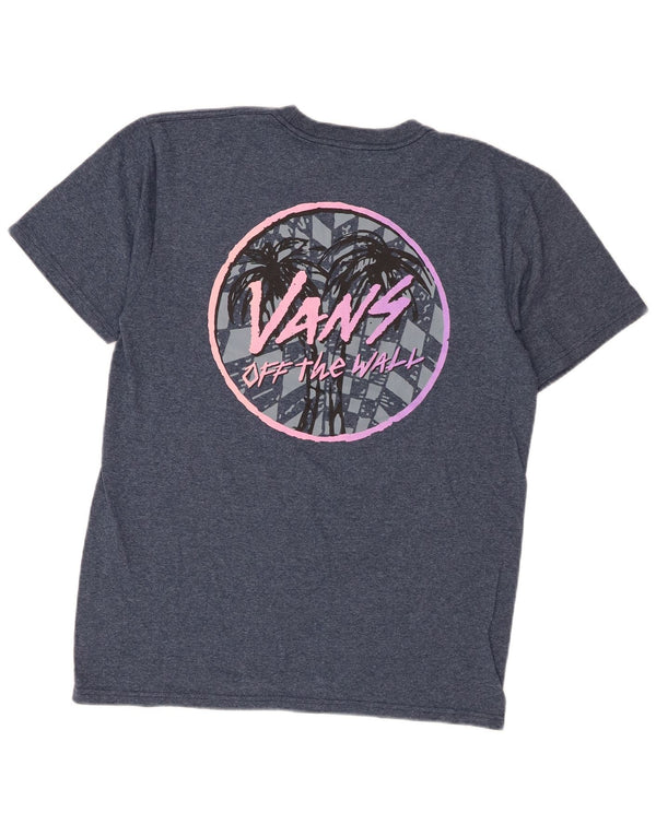 Tricou grafic pentru bărbați Vans Top Medium Blue Flecked