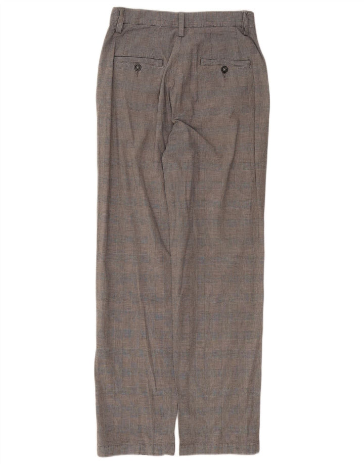 Pantaloni casual drepti LEE pentru femei US 6 Medium W28 L29 Gri Houndstooth