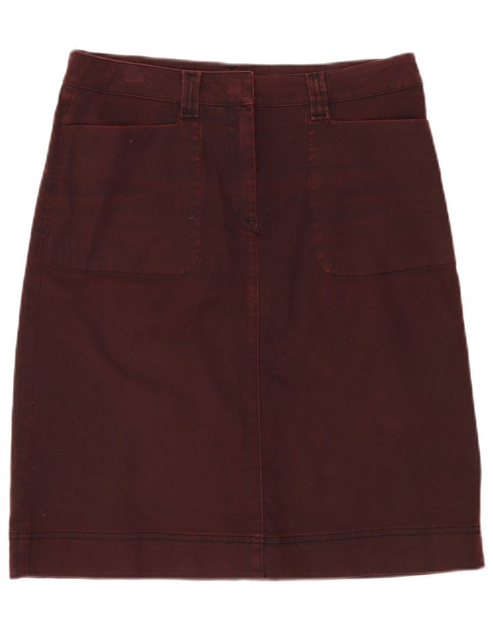 MURPHY & NYE Fustă A-Line pentru femei W30 Bumbac Burgundy Mediu