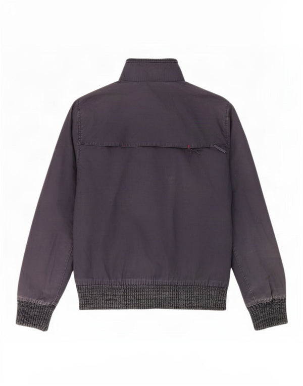 Jachetă Bomber Superdry pentru femei Sherpa UK 18 XL, bumbac bleumarin