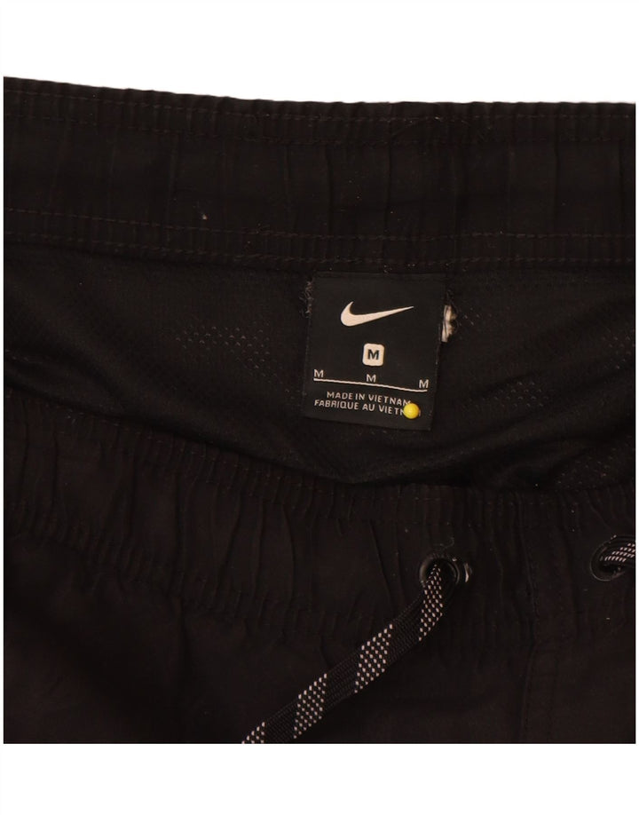 Pantaloni scurți sport Nike pentru bărbați, negru mediu, poliester color bloc