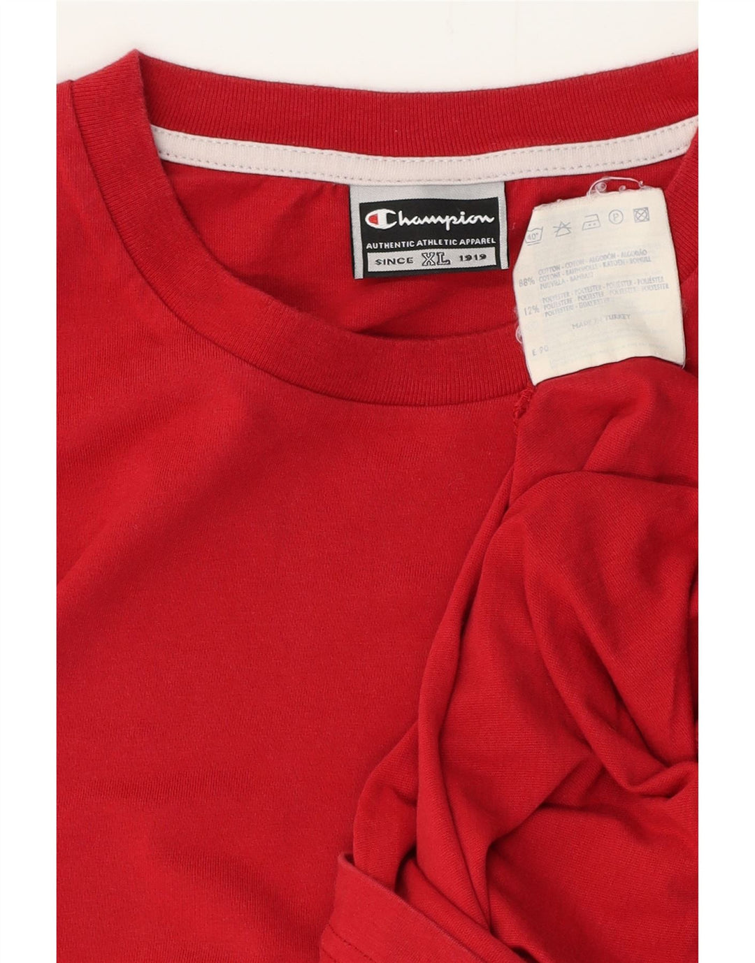 Tricou Bărbați CHAMPION Top XL Bumbac Roșu