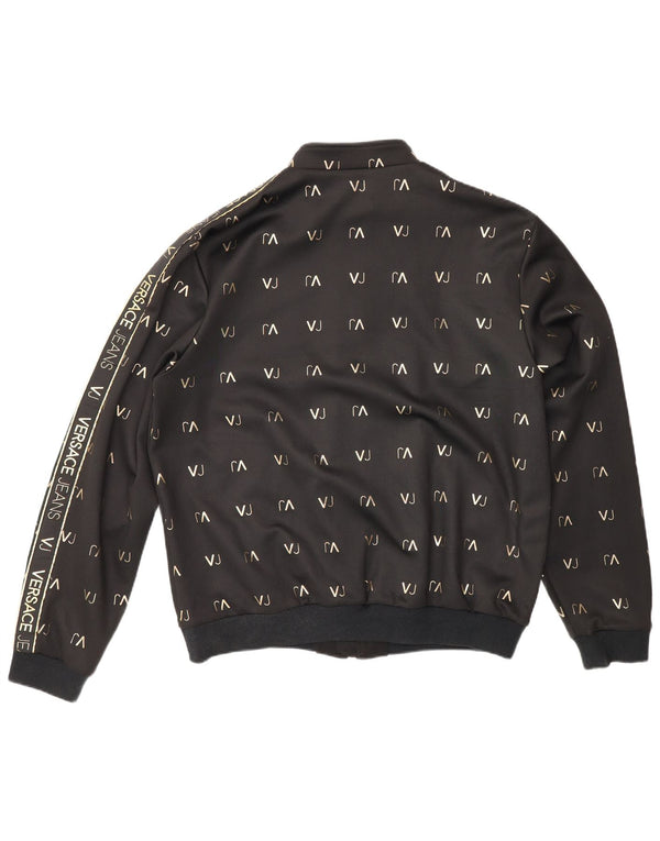 Versace Trening grafic pentru bărbați Jachetă XL, poliester, negru