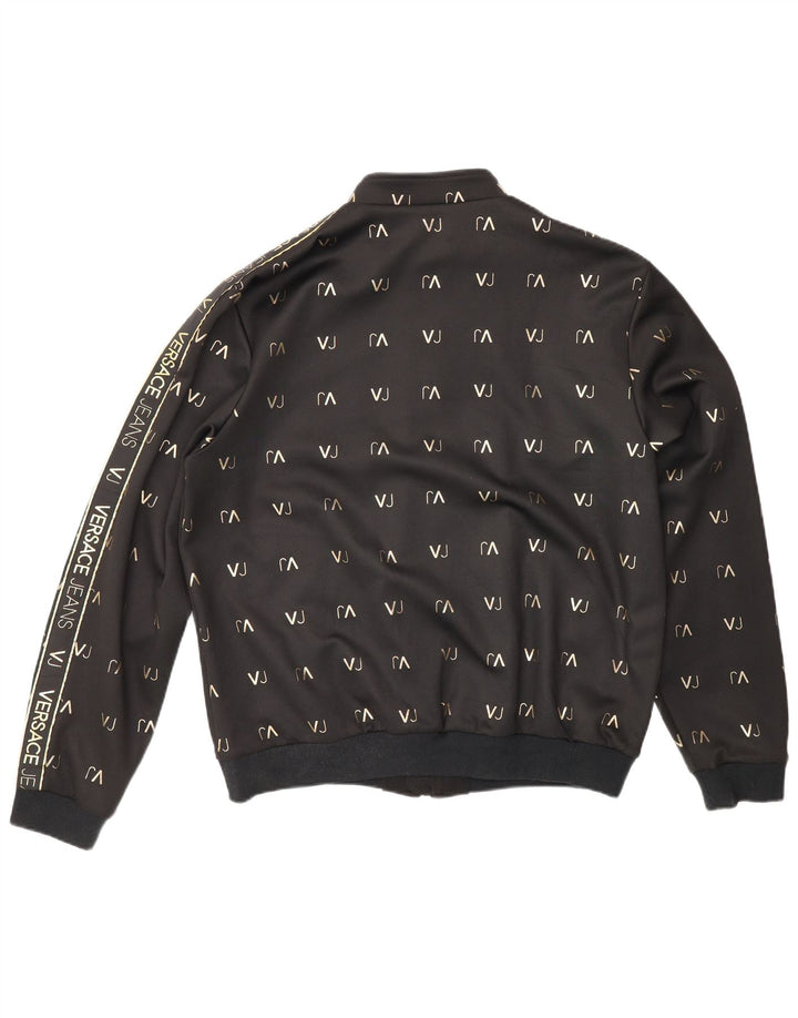 Versace Trening grafic pentru bărbați Jachetă XL, poliester, negru