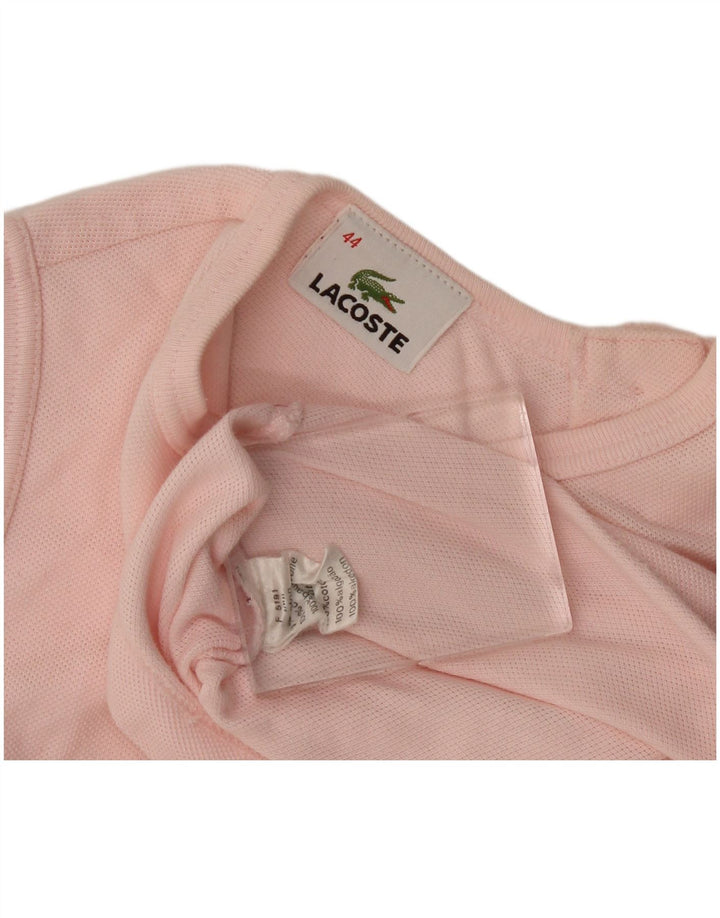 Vestă crop pentru femei Lacoste Mărimea 44, bumbac, roz mare