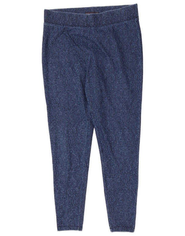 Leggings pentru femei Marks & Spencer UK 14 Medium Blue Paisley Bumbac