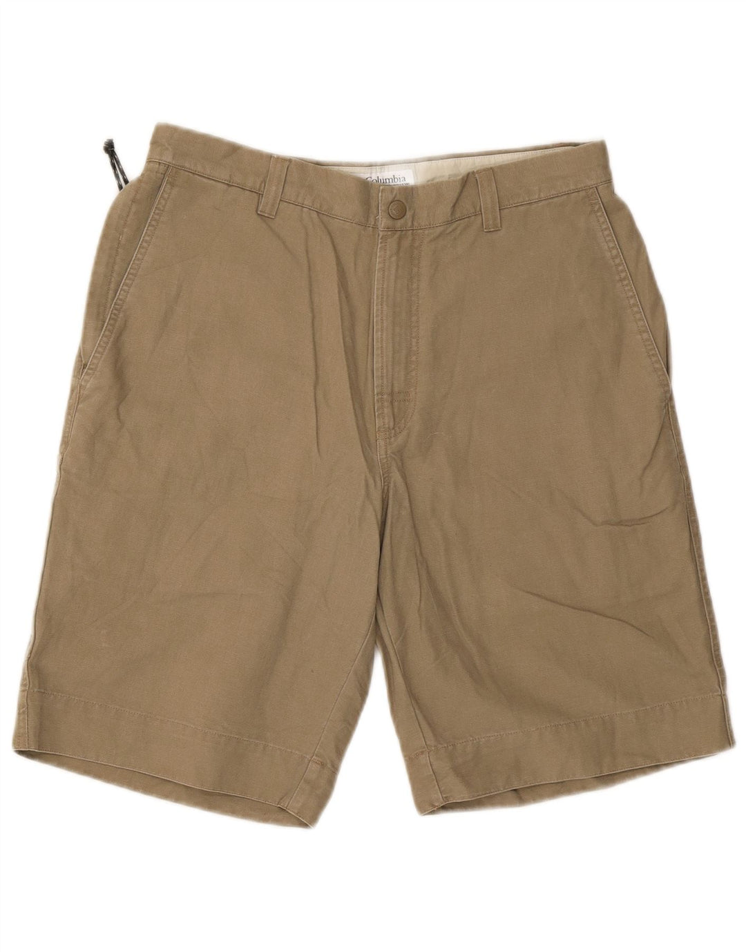 Pantaloni scurți cargo Columbia pentru bărbați W32, bumbac mediu kaki