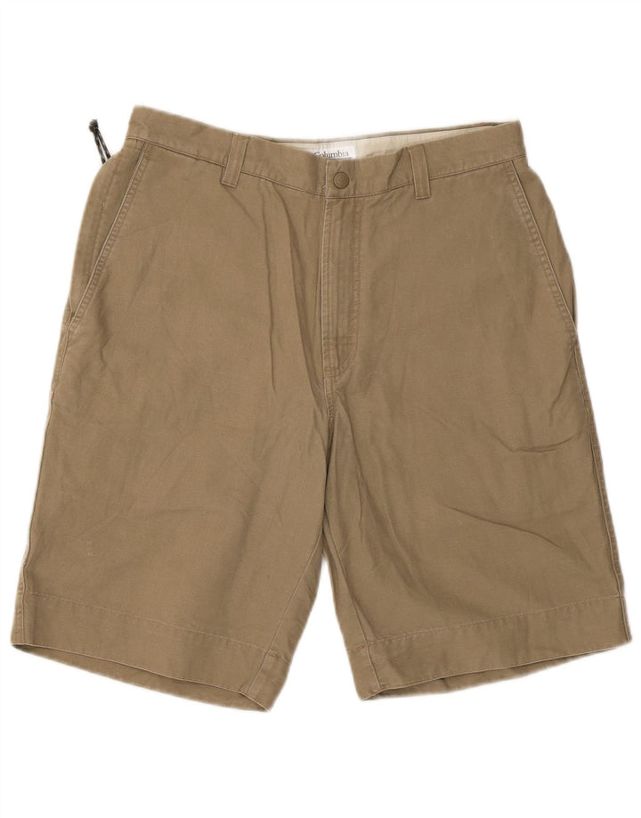 Pantaloni scurți cargo Columbia pentru bărbați W32, bumbac mediu kaki