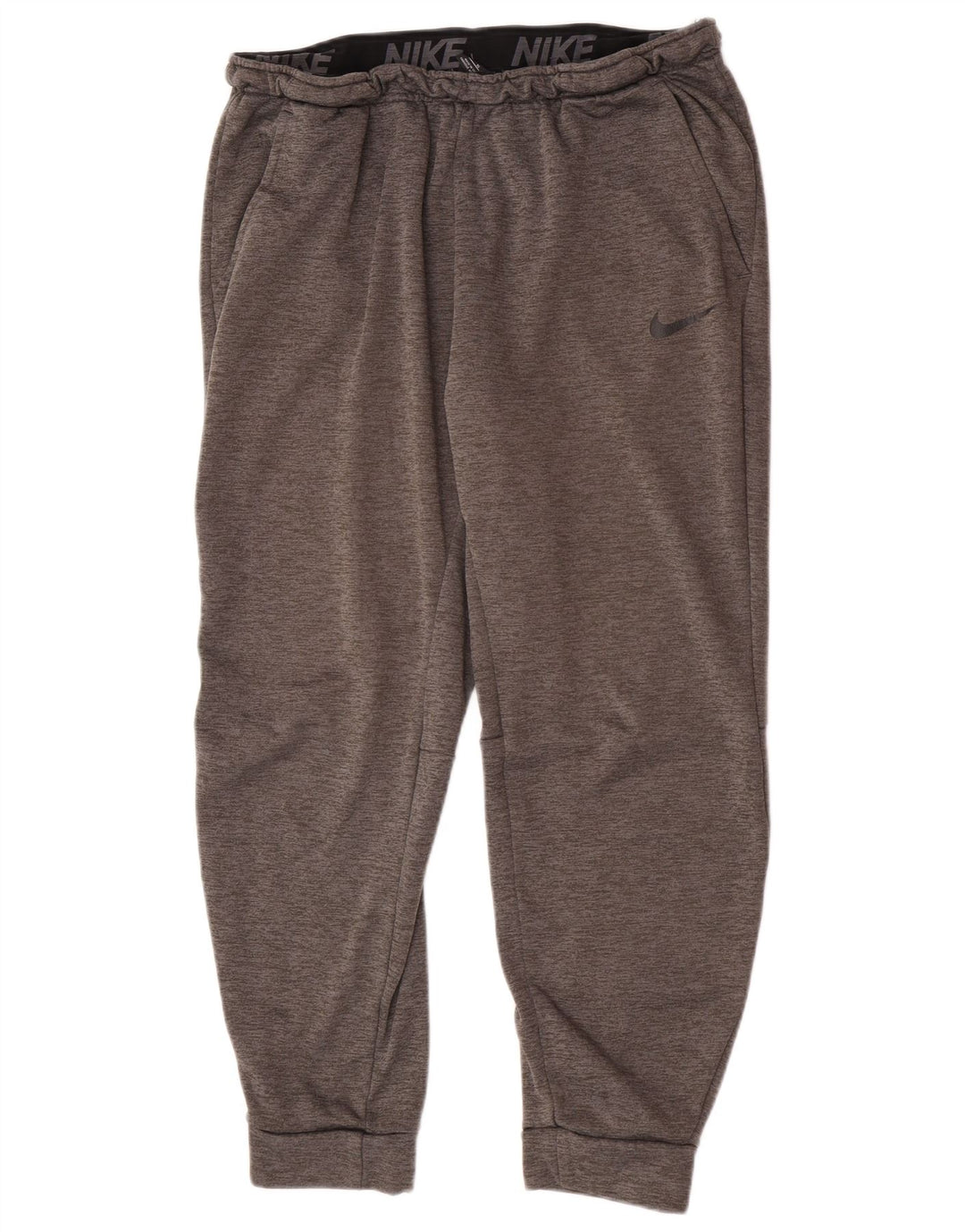 Pantaloni de trening Nike Dri Fit pentru bărbați Pantaloni de jogging XL Gri poliester cu pături