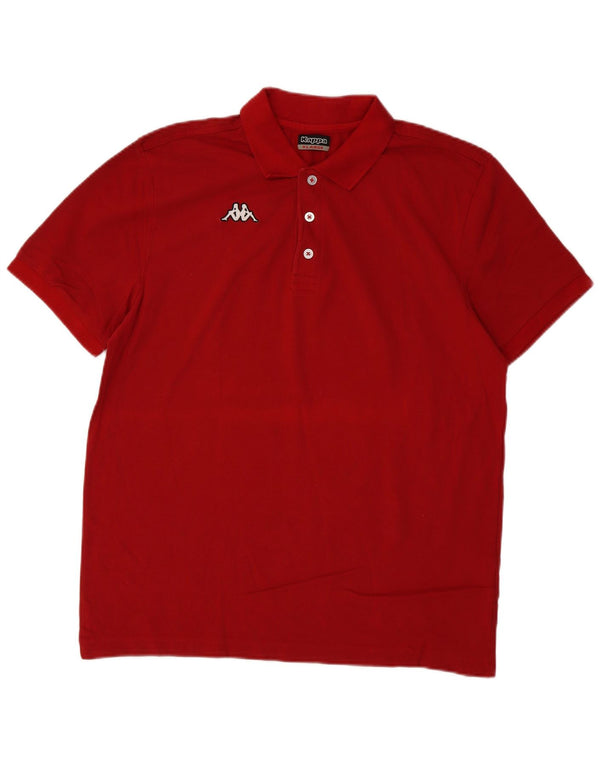 Cămașă polo pentru bărbați Kappa XL bumbac roșu